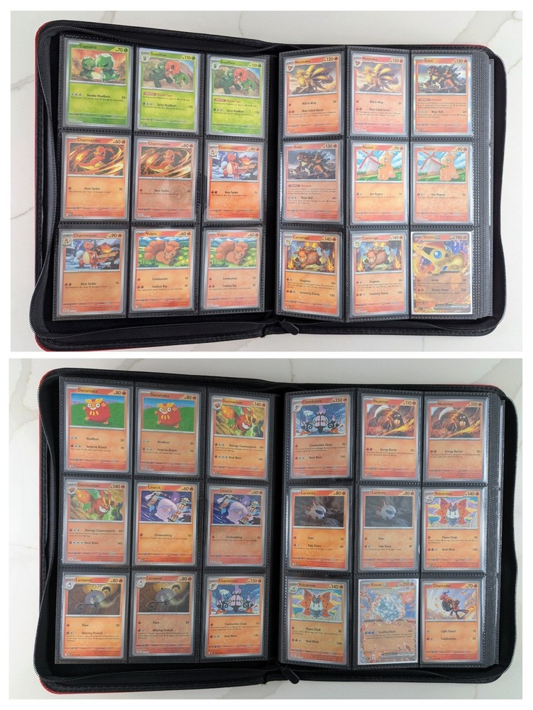 Pokémon Obsidian Flames Complete Master Set /w Binder + Promos (PC)!