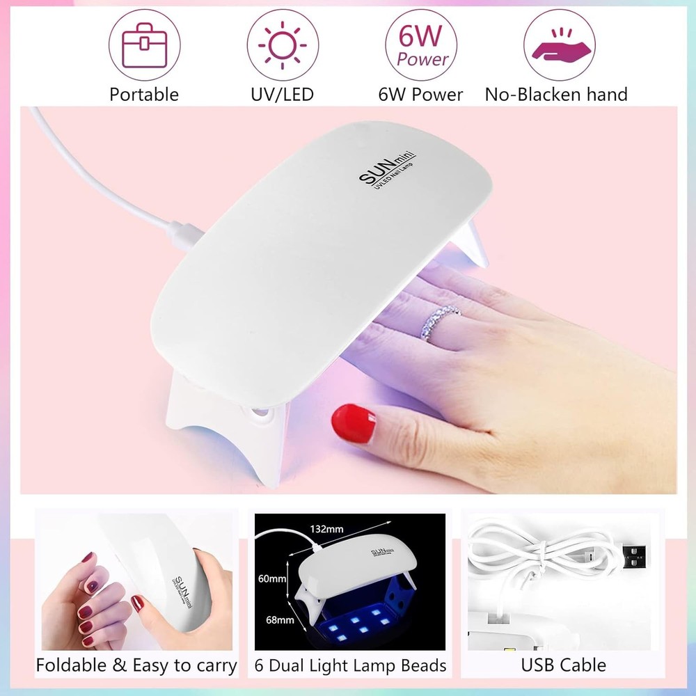 Pro Acrylic Nail Training Kit with Mannequin Hand, Drill & Everything Needed!