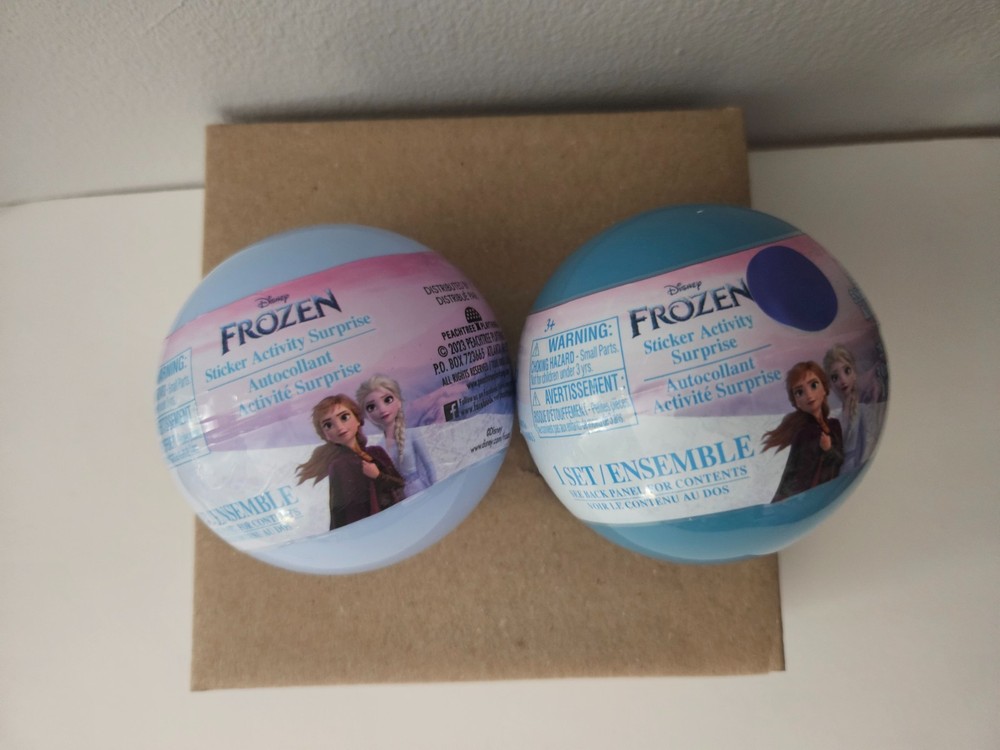Frozen 2PC Toy Bundle - Sticker Activity Surprise Balls