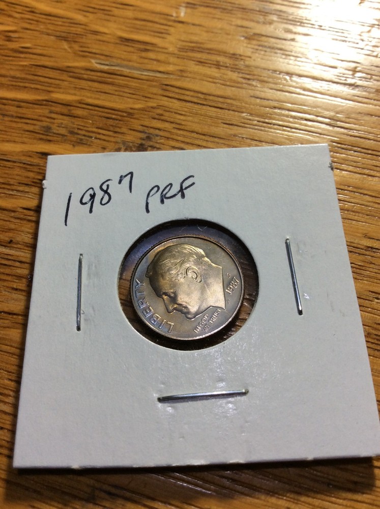 1987 Roosevelt Clad Dime S Proof