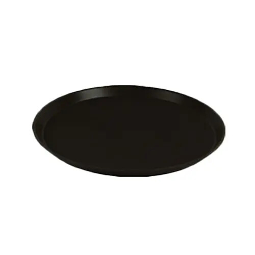 Thunder Group 14" Diameter Brown Polypropylene Slip Resistant Serving Tray