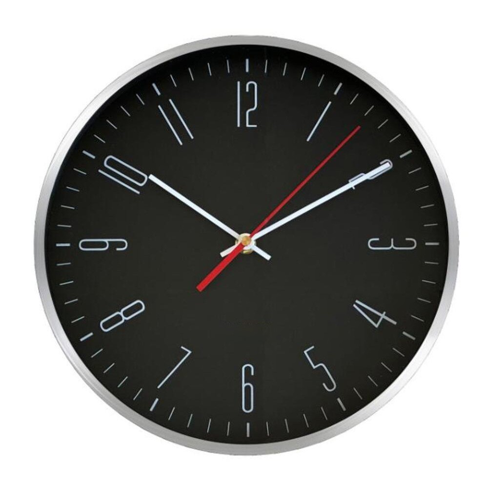 Modern Functional Wall Clock with Silent Mechanism for Various Settings