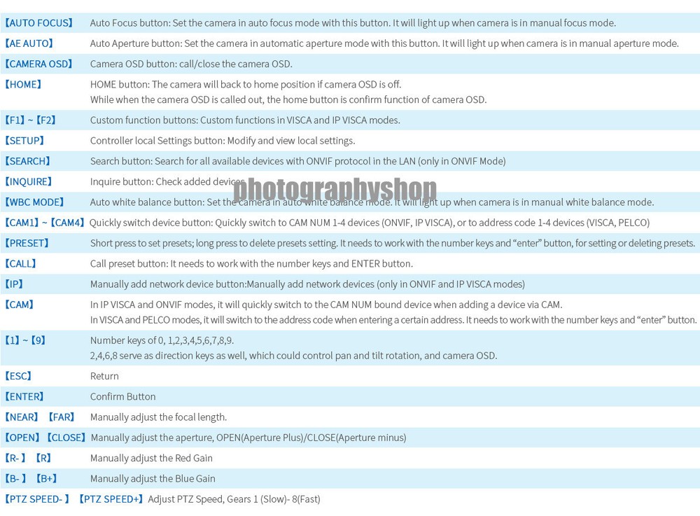 FEELWORLD KBC10 PTZ Camera Controller Joystick & Keyboard Control LCD Screen PoE