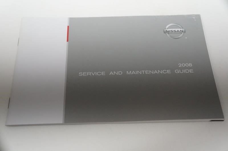 2008 Nissan Frontier Quick Reference Guide and Warranty Information with Case