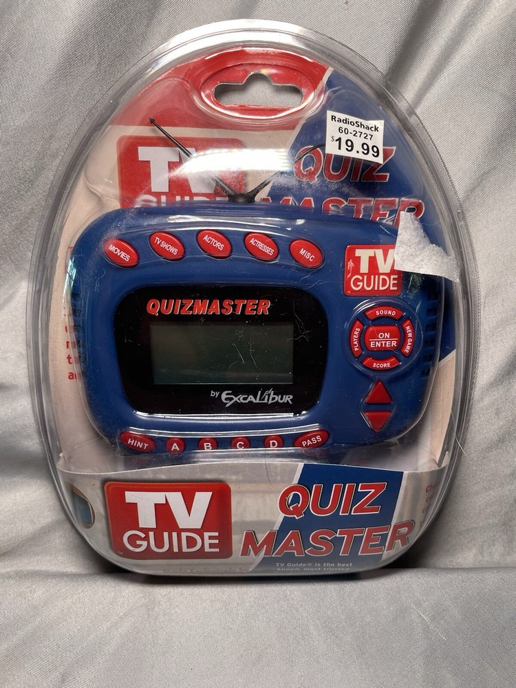 TV Guide Quiz Master Electronic Handheld Game Excalibur 2004