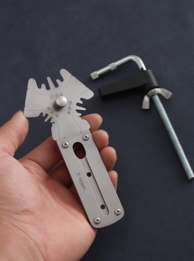 Handmade DIY Leather Zipper Tool Zipper Corner Processing Tool