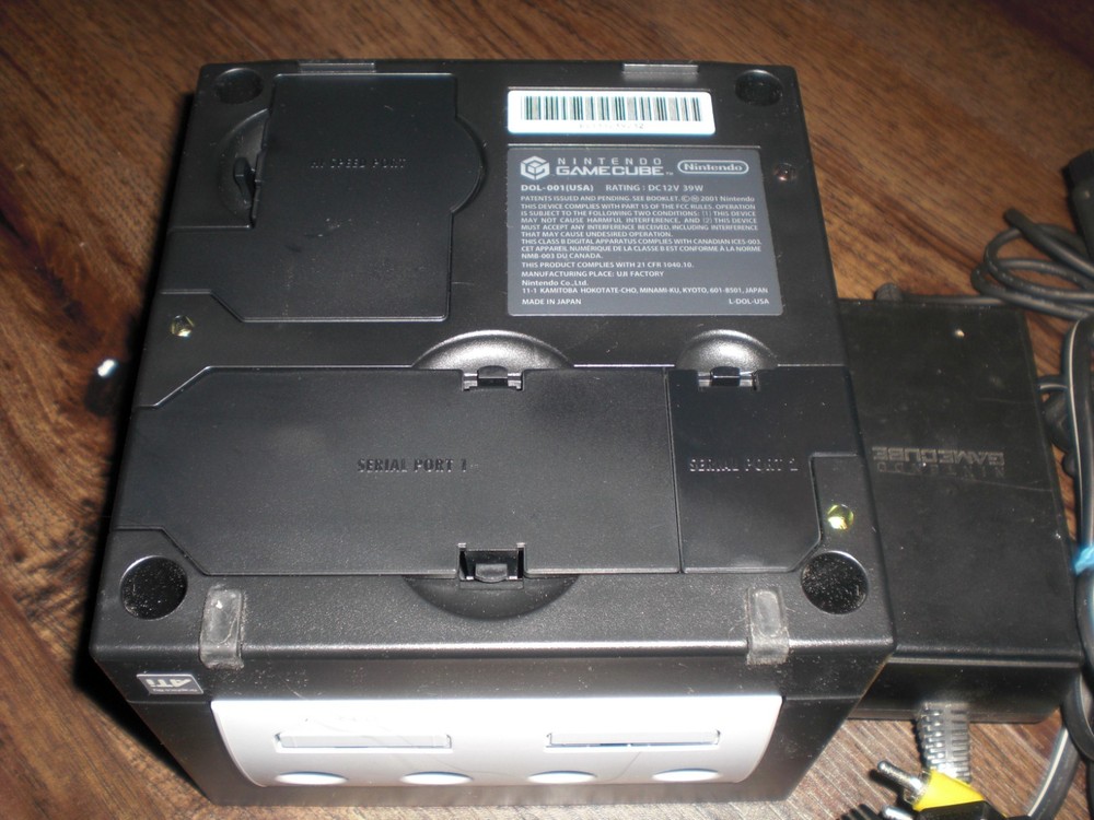 Nintendo GameCube Console System Original w Controller Power Cord AV BLACK #3