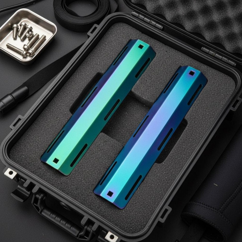 Titanium Diving Backplate Kit Lightweight Underwater Harness Hardware Kit