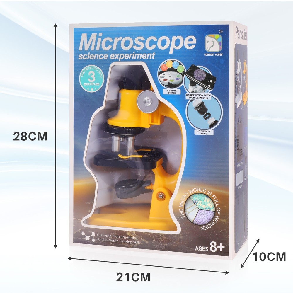 Kids Desktop Scientific Microscope Set Science Kits Science Microscope Toy