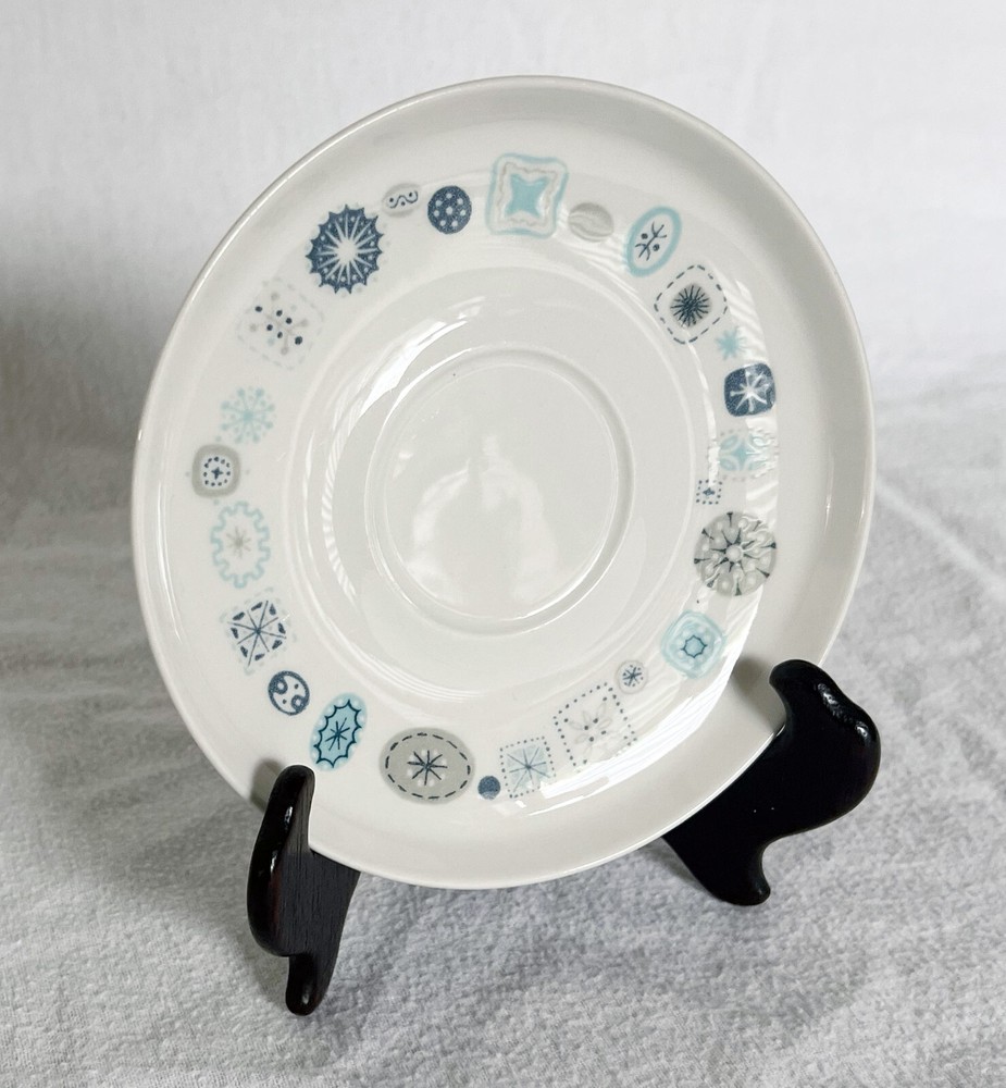 1950s-60s Franciscan Del Mar 5-3/4" Saucer EUC Atomic