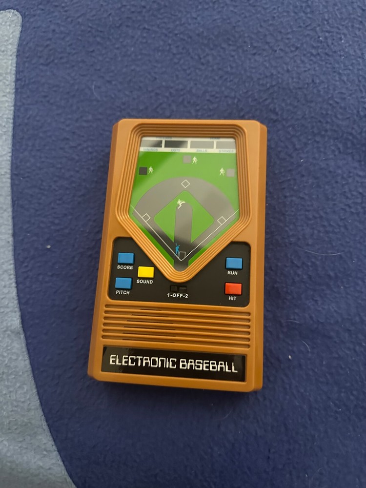 mattel handheld baseball game tested works