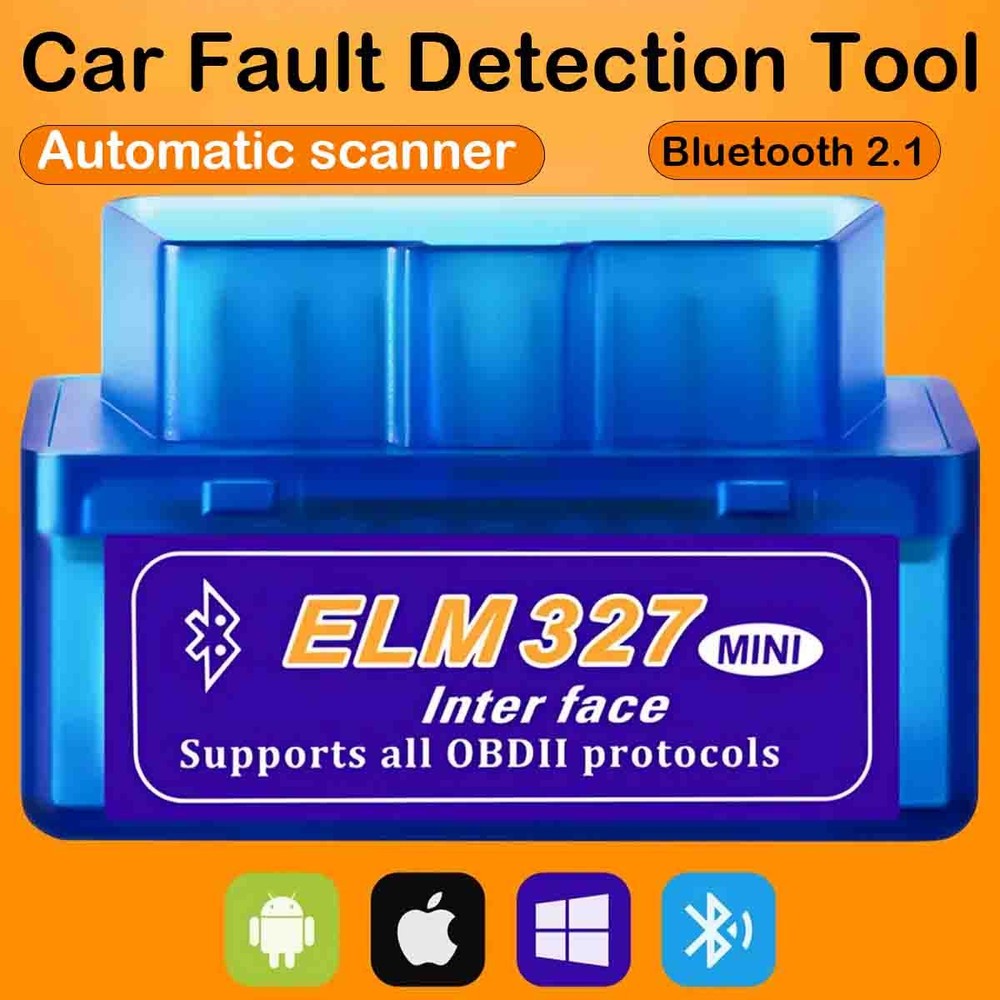OBD2 Scanner Bluetooth, Car Code Reader Car Diagnostic Scan Tool for Android IOS