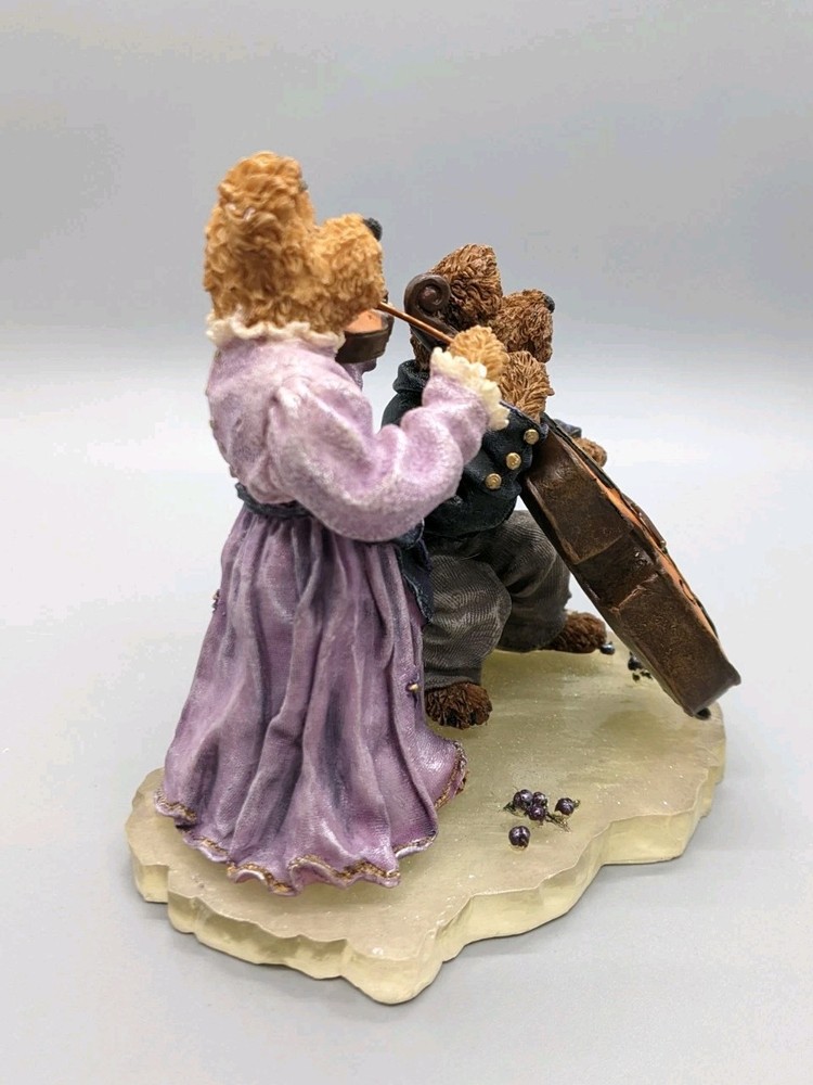 Boyds Bear Figure "Amanda Michael String Section" #228366 Violin Cello Orchestra