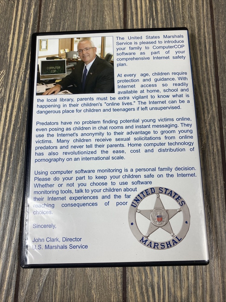 Keeping Our Children Safe On The Internet Computer Cop Deluxe Computer Program