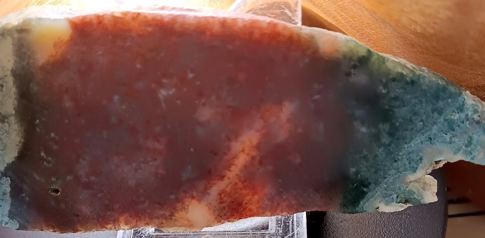 Maury Mountain Moss Agate Slab - Oregon