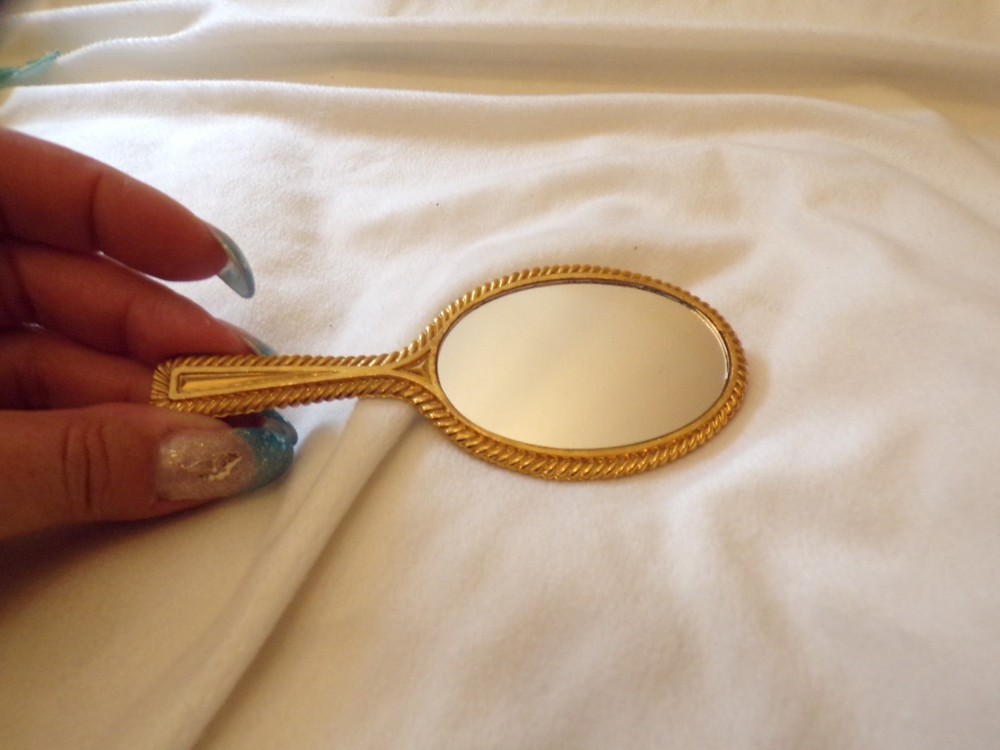 VTG Limoges Hand Held Mirror