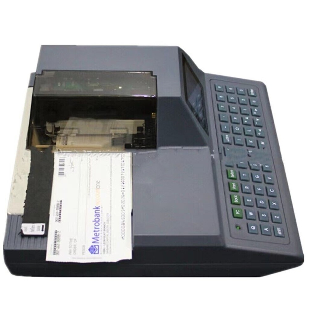 Keyboard Check Printer English Electronic Bank Counter Check Printer