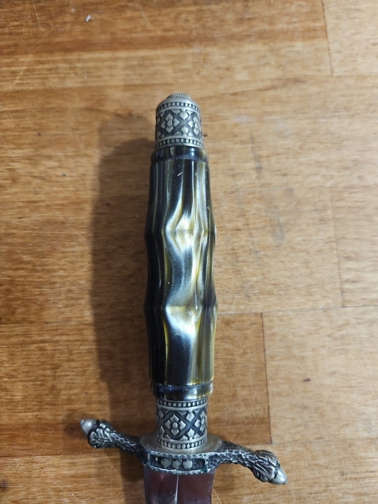 Linder Kris Dagger with leather sheath,