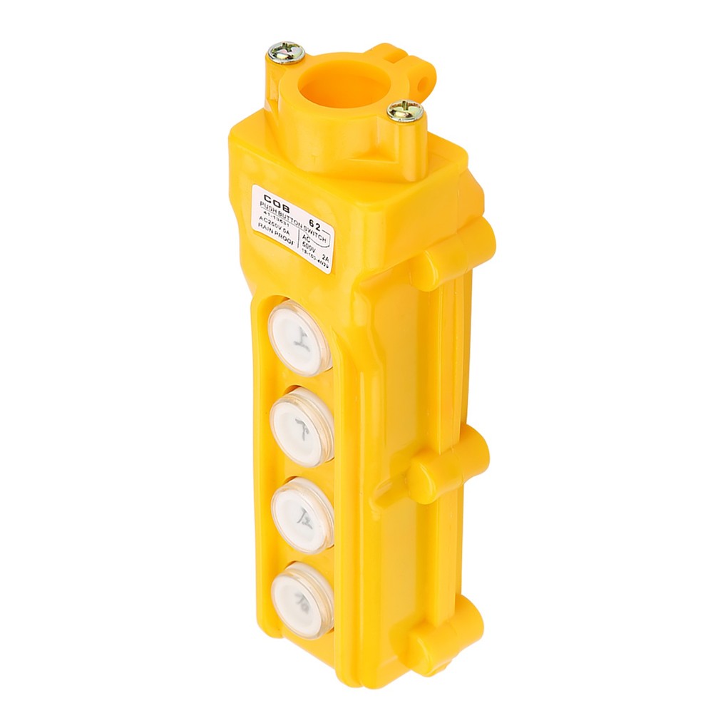 Crane Chain Hoist 4-channel Push Button Switch Lifting Pendant Controller