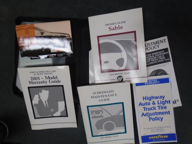SABLE 2001 Owners Manual 1320747