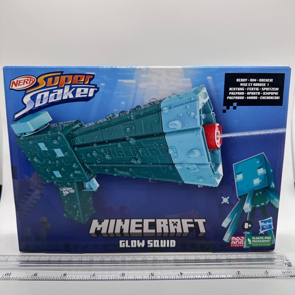 Nerf Super Soaker Minecraft Glow Squid