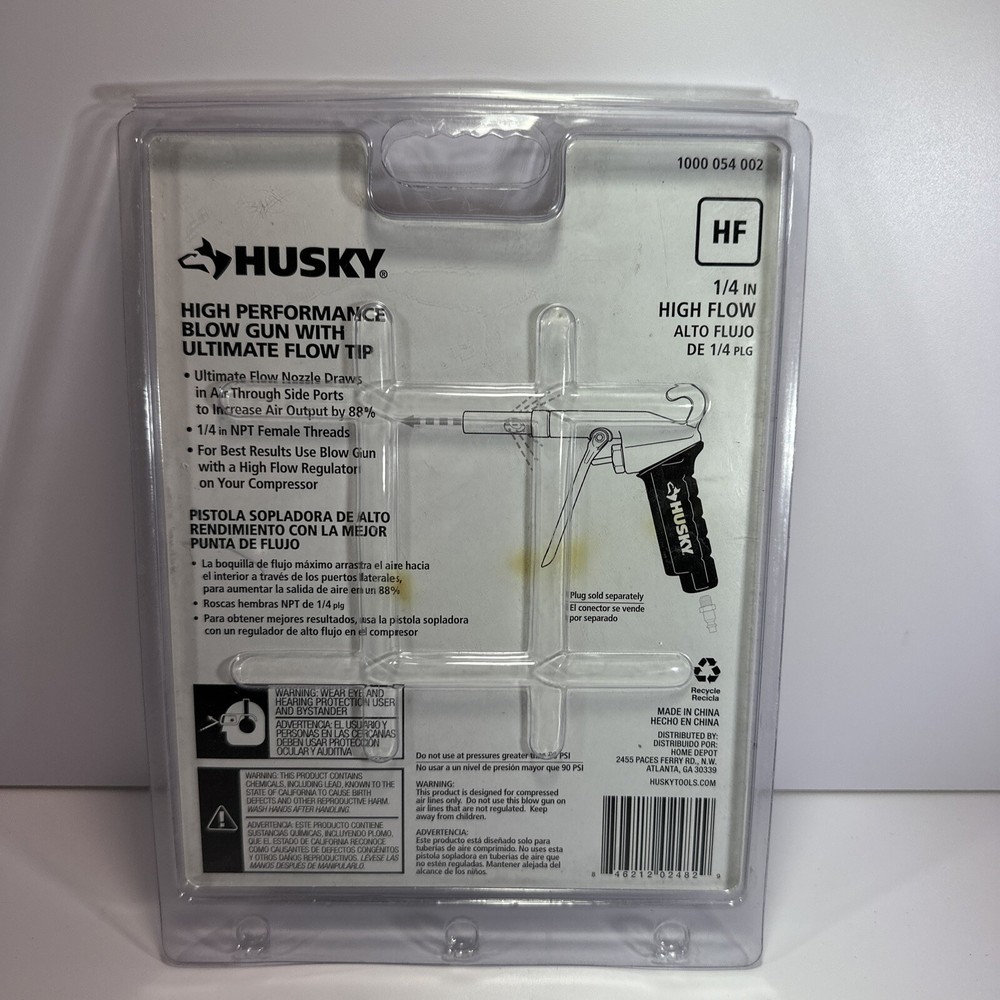 HUSKY✨High Performance Blow Gun with Ultimate Flow Tip✨High Flow