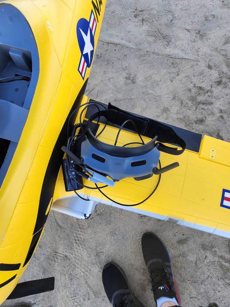 RC PLANE T-28 Trojan BNF FPV WITH DJI HEADTRACKER