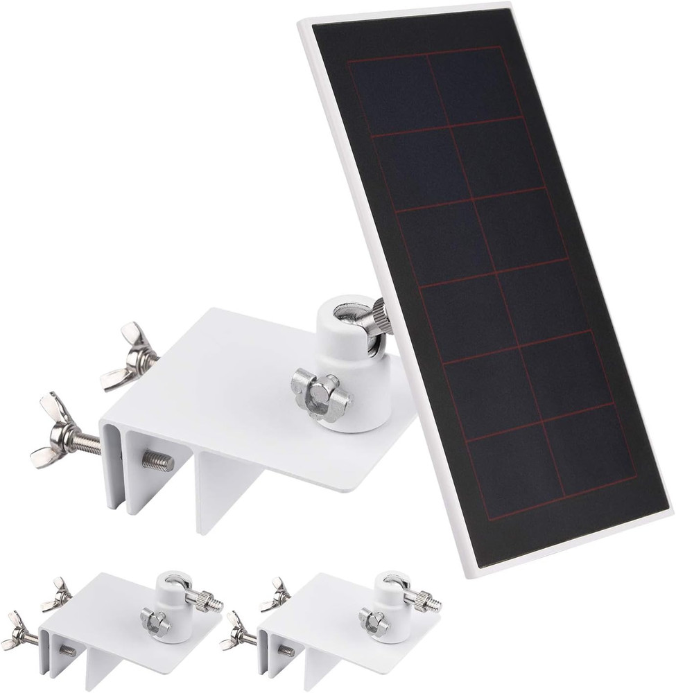 2Pack Gutter Mount Compatible with Arlo Essential Solar Panel, Arlo Pro 5S/Pro 4