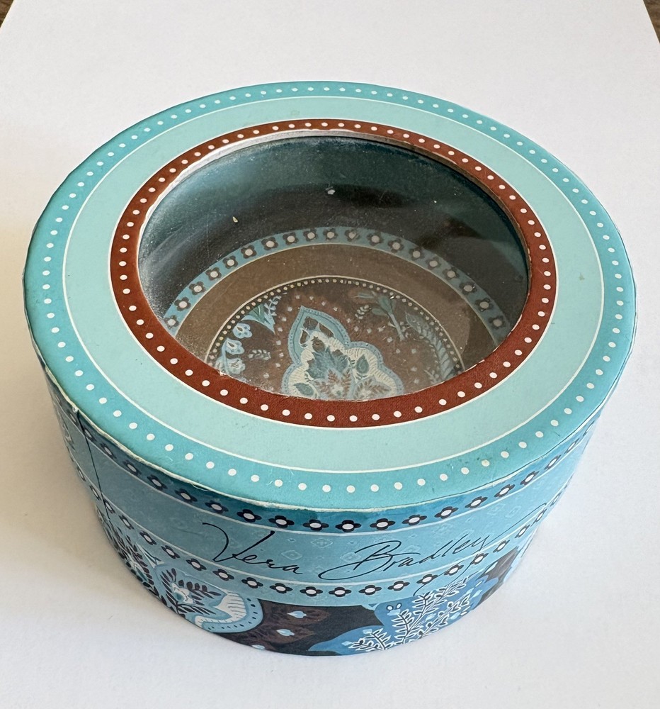 Vera Bradley Java Blue Paperweight with gift box
