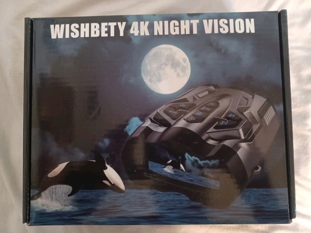 Wishbety Night Vision Goggles, 4K Binoculars with Camera