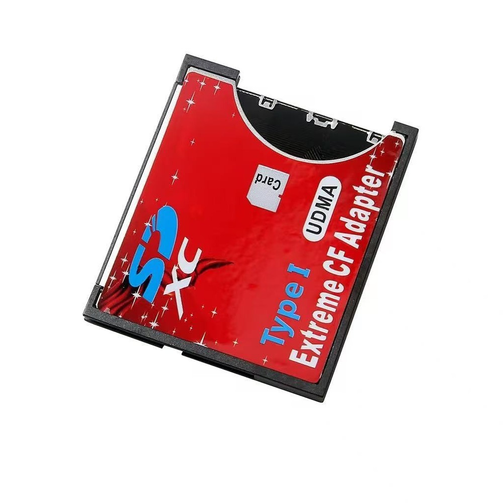 SD SDHC SDXC to CF Type I Compact Flash Memory Card Extreme Adapter Reader