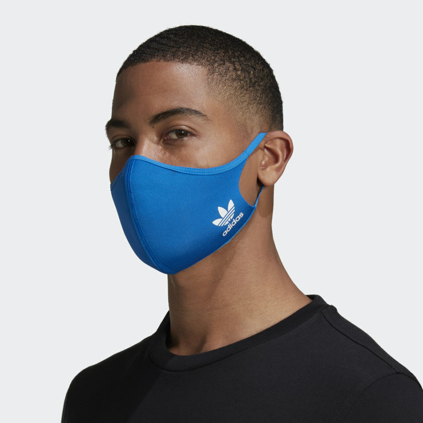 adidas Face Mask Cover (3 Pack) Blue
