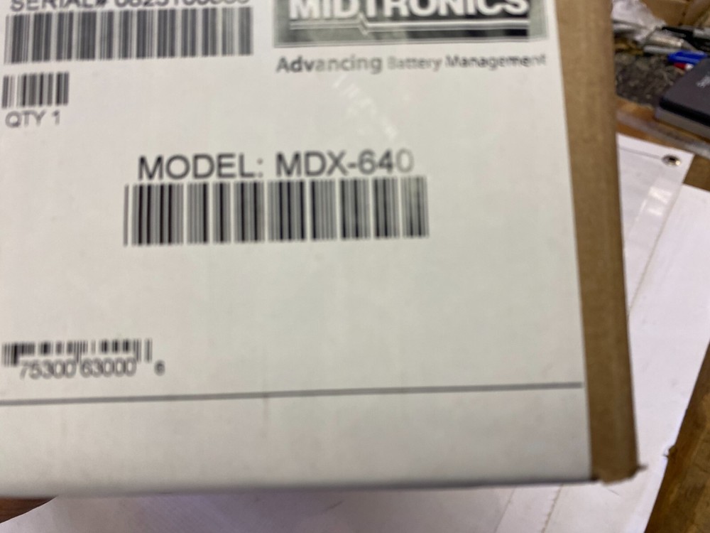 Midtronics MDX-640 Digital Battery Analyzer for 6 and 12 Volt Batteries