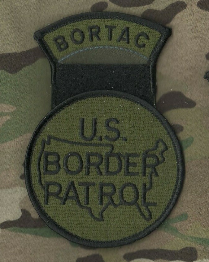 UNITED STATES BORDER SECURITY SP OPS GROUP velkrö CAMO 2-PC: BORTAC TAB + PATCH