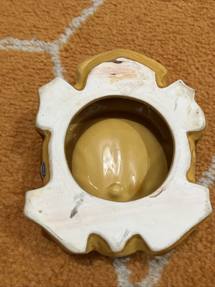 Vintage Brown Toad Ashtray Washington, D.C. Souvenir