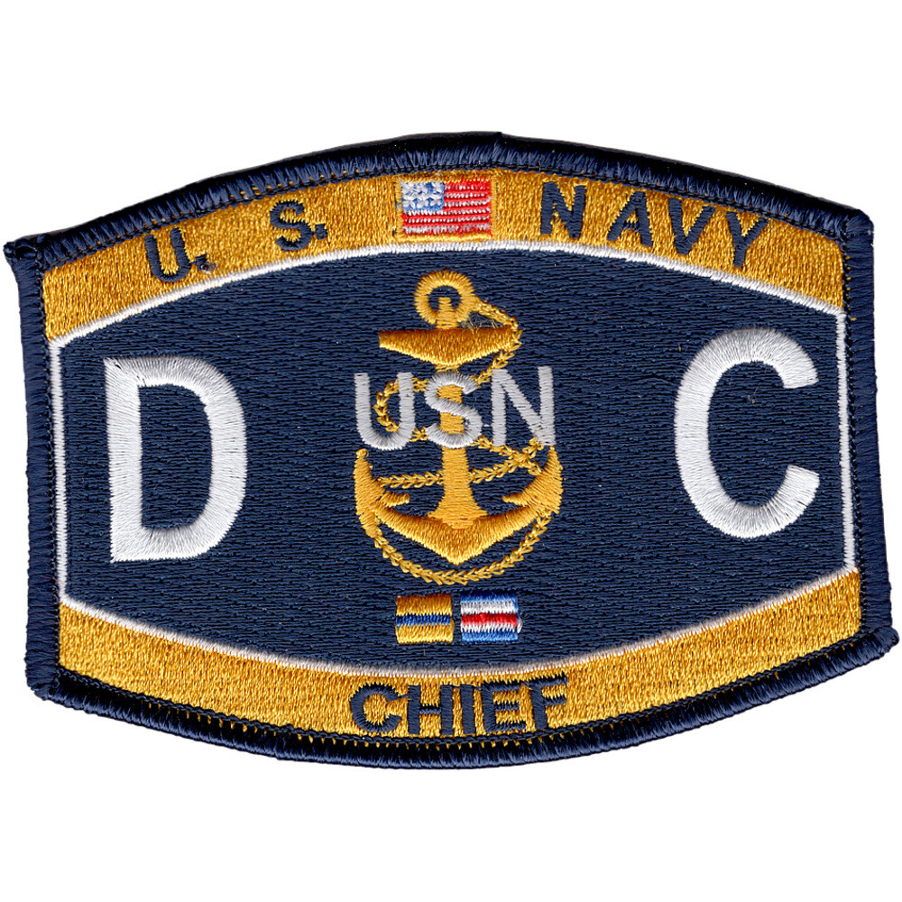 DCC Chief Damage Controlman Petty Officer Patch