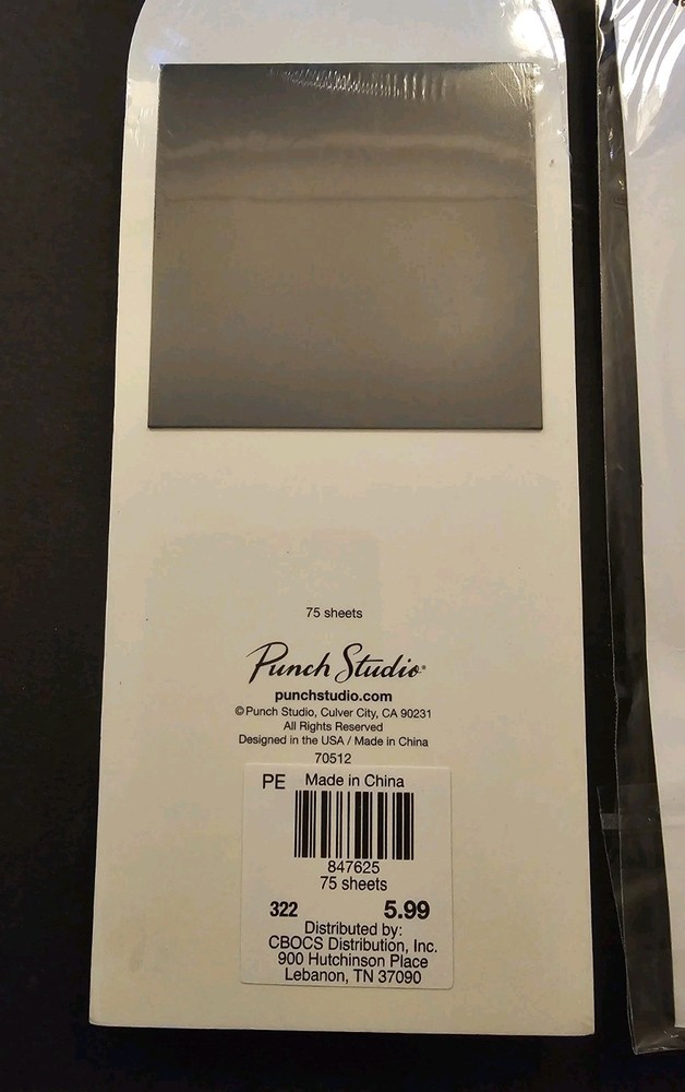 Punch Studio Peacock Notepad And Cracker Barrel Peacock Feather Pen
