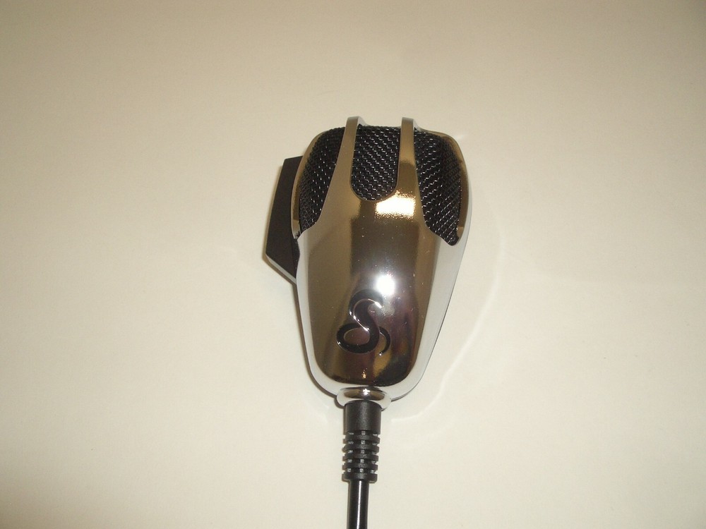 COBRA CA73CHR 4PIN DYNAMIC REPLACEMENT CB HAND MICROPHONE IN CHROME