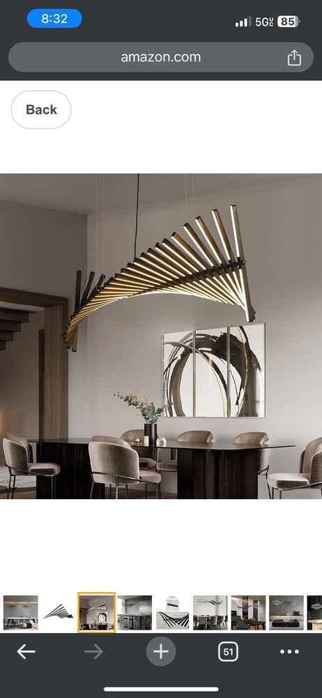 JAYMP designer chandelier