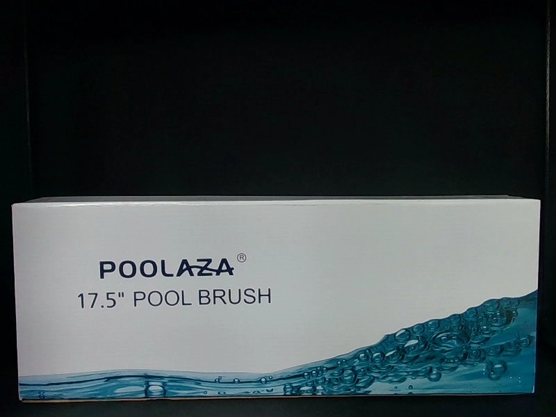 POOLAZA 17.5" White Pool Brush