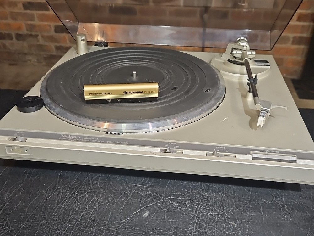 **PLAYS GREAT BUT READ** Technics SL-Q350 Automatic Direct Drive Turntable