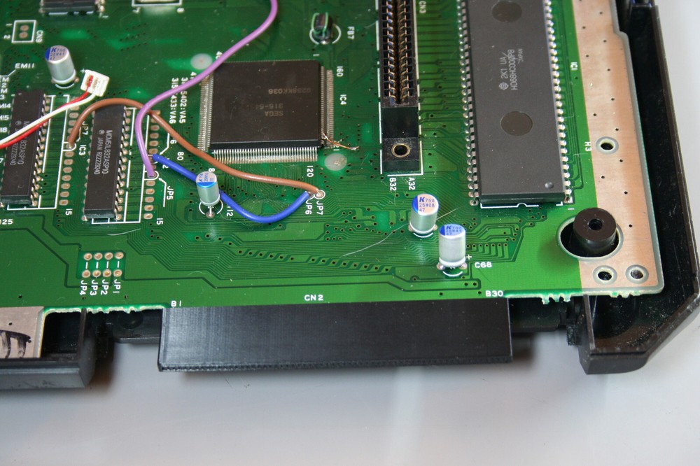 Sega Genesis Model 1 Power, Reset, Volume, Expansion Plastics Pack - 3D printed