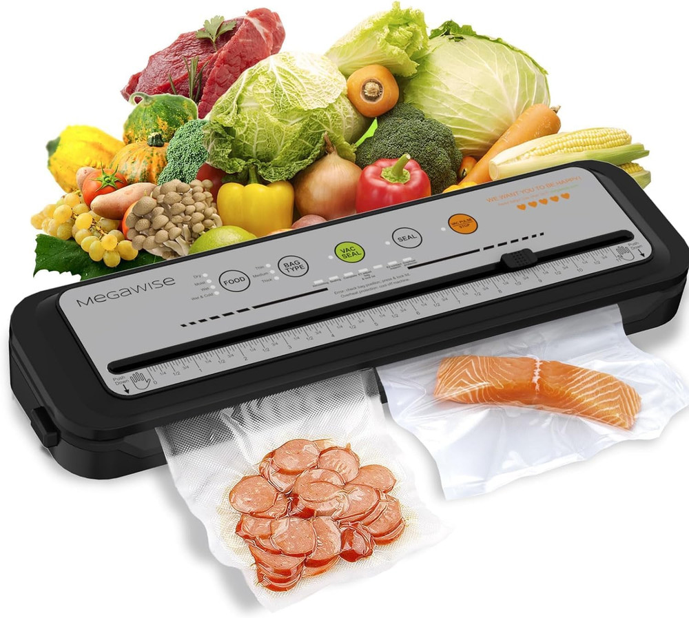 2025 Powerful Vacuum Sealer Machine | Compact Design | One-Touch Automatic | Sea