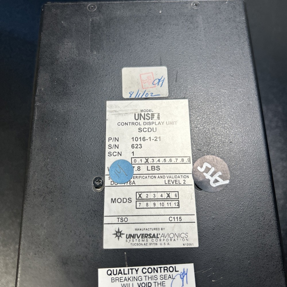 UNS Control Display Unit - SCDU