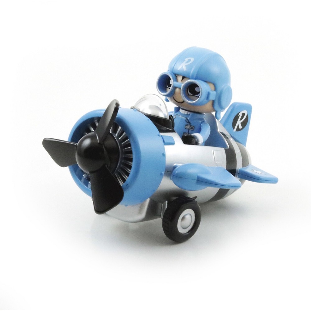 Ryan's World - Ryan's Sky Fighter Mid-Size Pull Back Vehicle with Figure