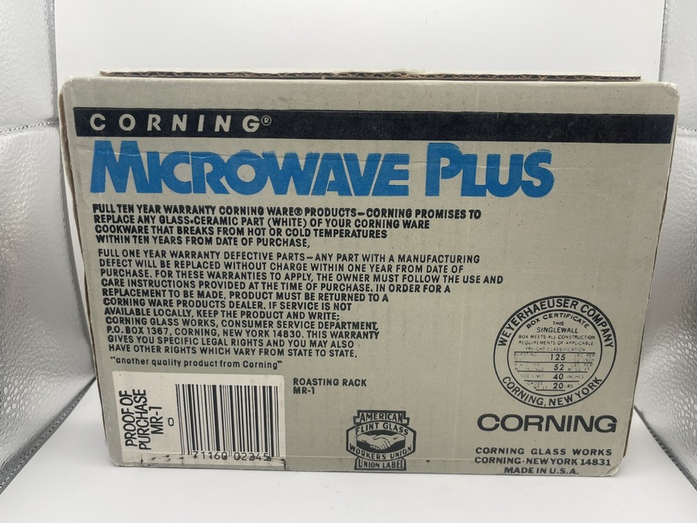 corning microwave plus Bacon Roasting Rack MR - 2