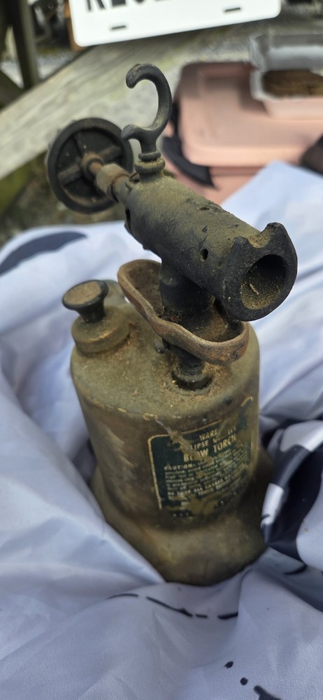 Vintage Montgomery Ward Eclipse Quality Brass Blow Torch