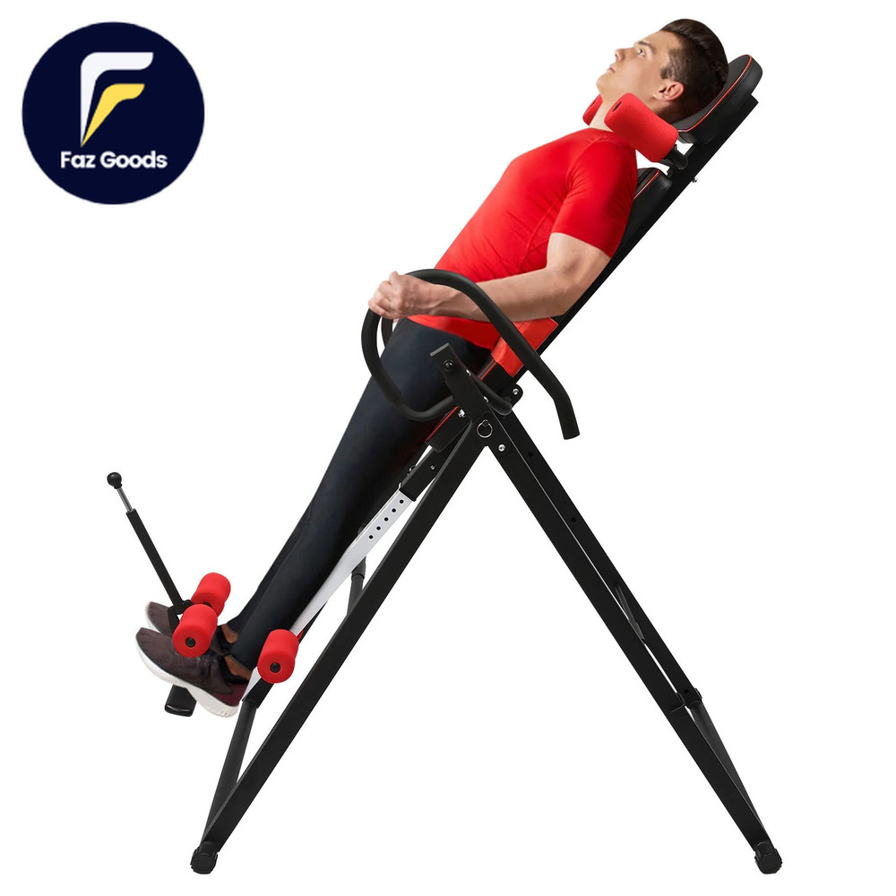 Inversion Table Heavy Duty Hang Upside down Gravity Back Therapy Pain Relief New