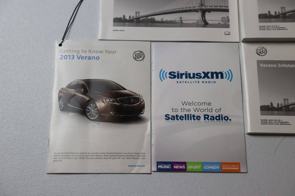 2013 Buick Verano Owners Manual OEM Complete Set