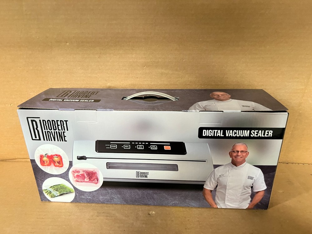 Robert Irvine Kitchen Digital Vacuum Sealer Model CRKA-DVSWB-5